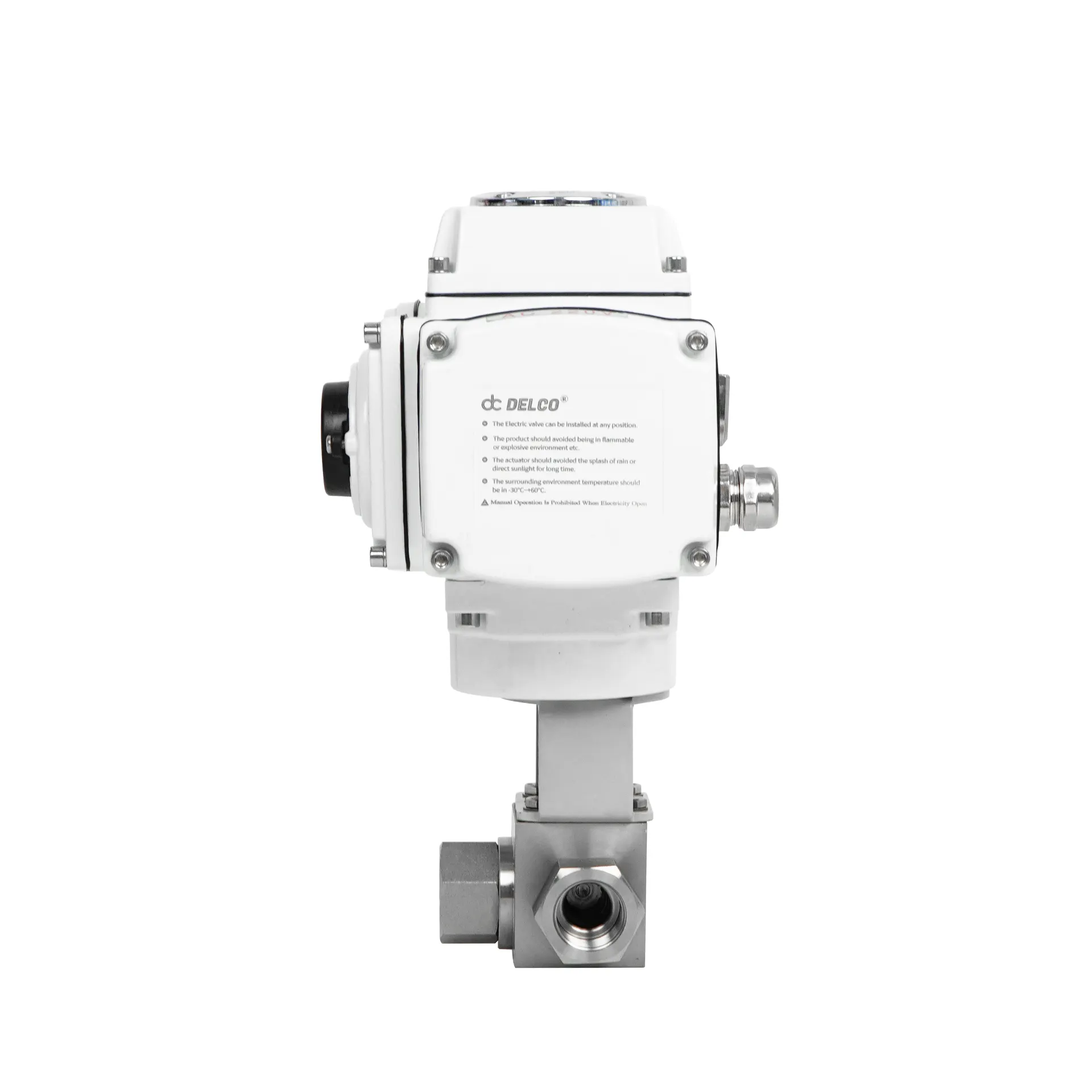 صمام كروي كهربائي عالي الضغط 3 اتجاهات 1