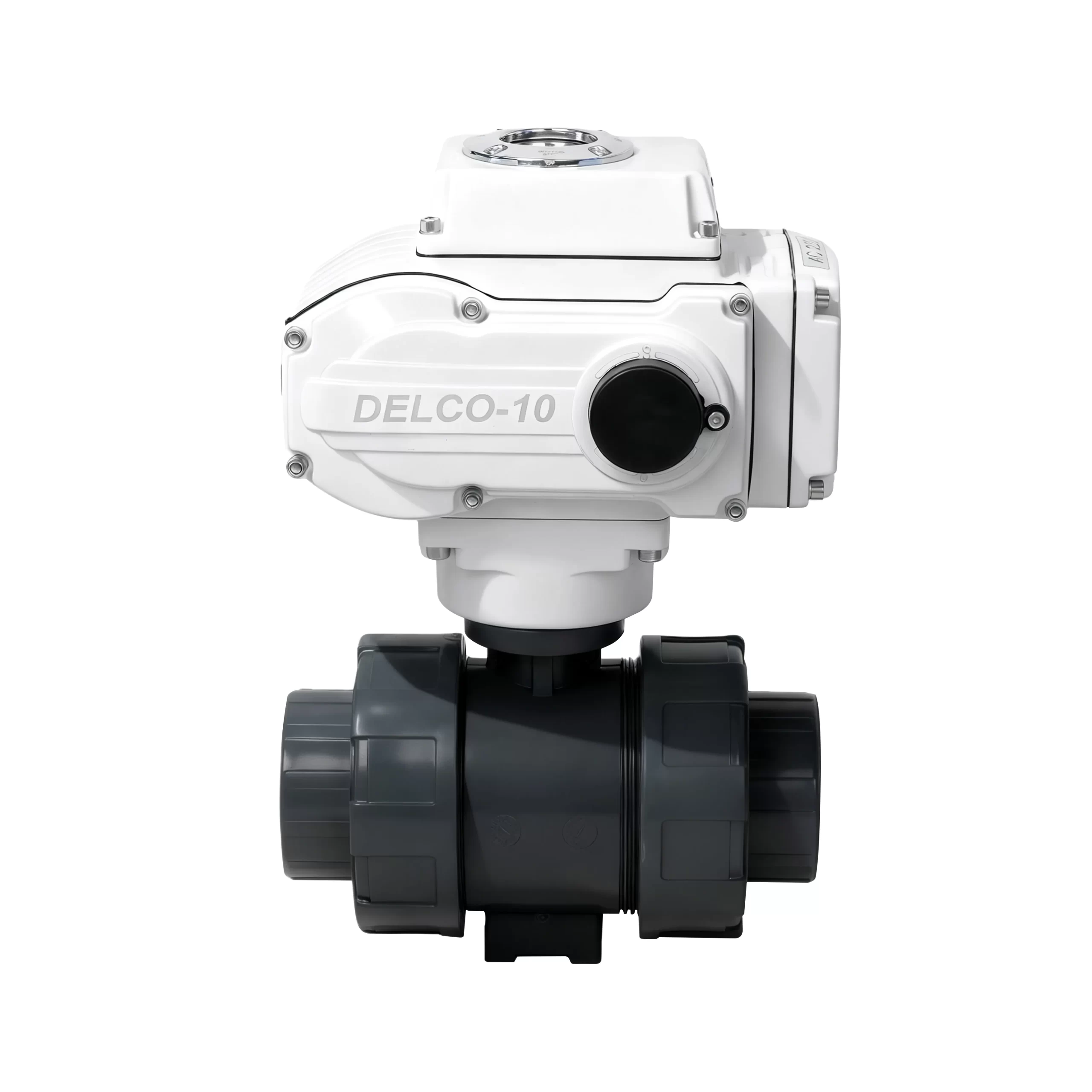 DK55-PL Electric UPVC Double Union Ball Valve 1