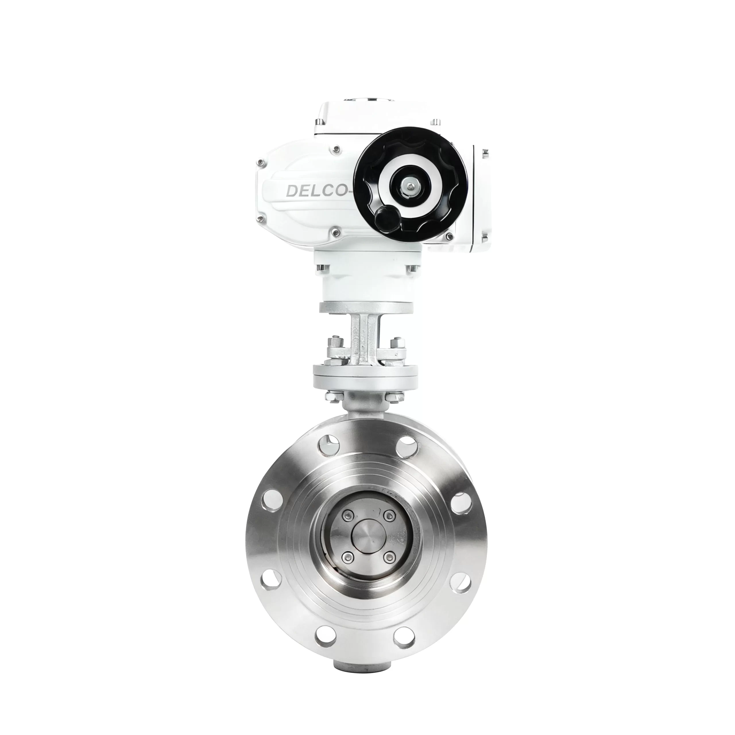 DK56-FB-G Electric Stainless Steel Hard Seal Flange Butterfly Valve 2