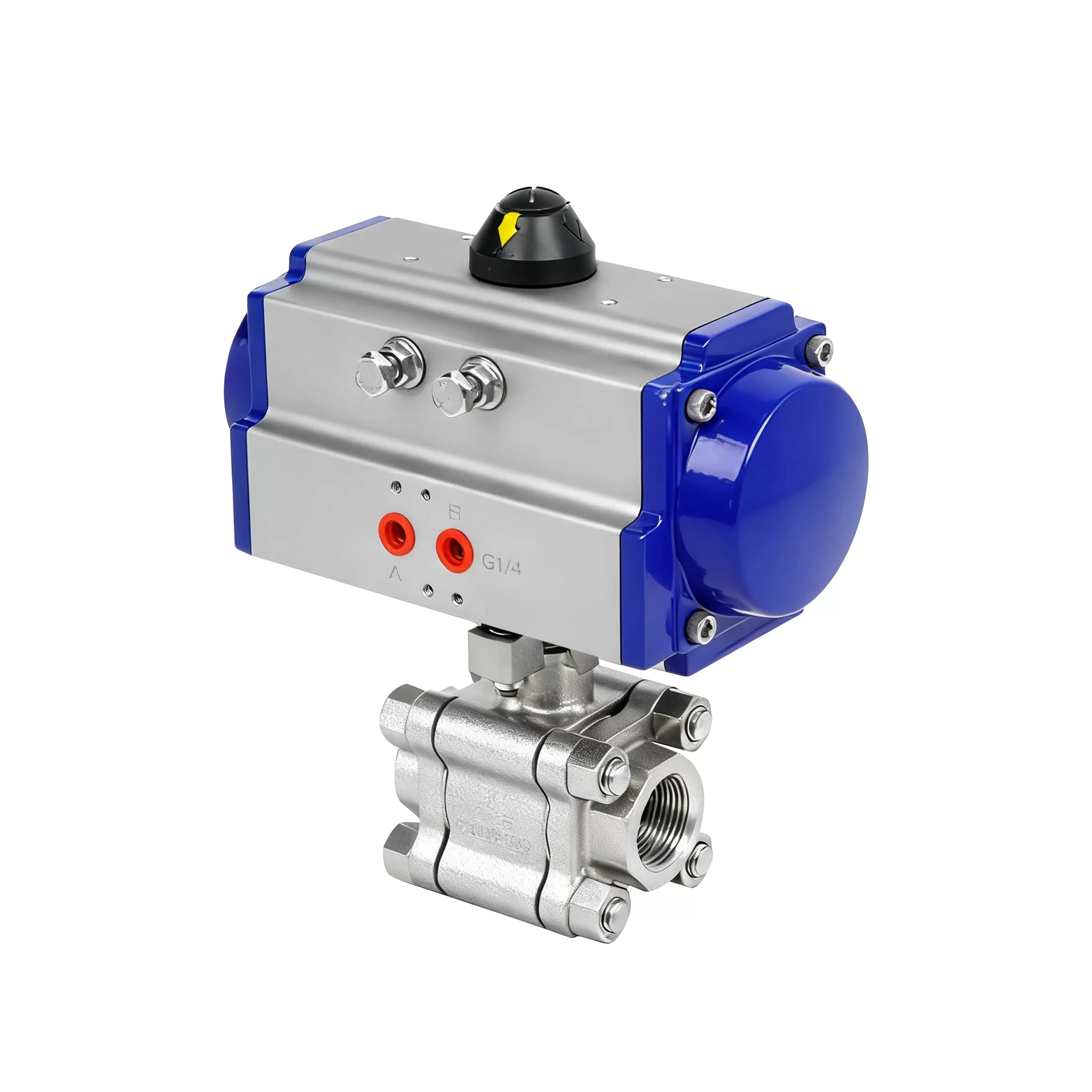 DK66-3PS-HG Pneumatic 3-Piece High-Pressure Ball Valve 5