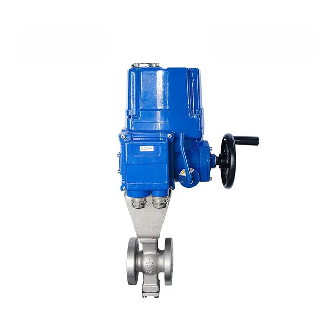 QT-DK55-VF صمام كروي من النوع V مقاوم للانفجار 4