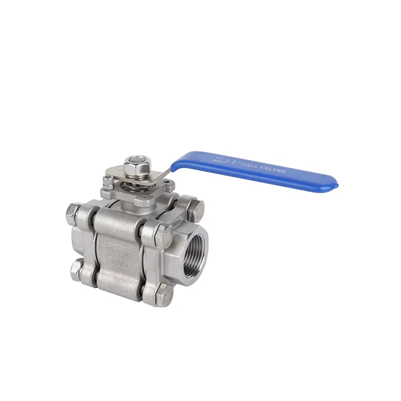 Manual High Pressure 3-Piece Ball Valve 1