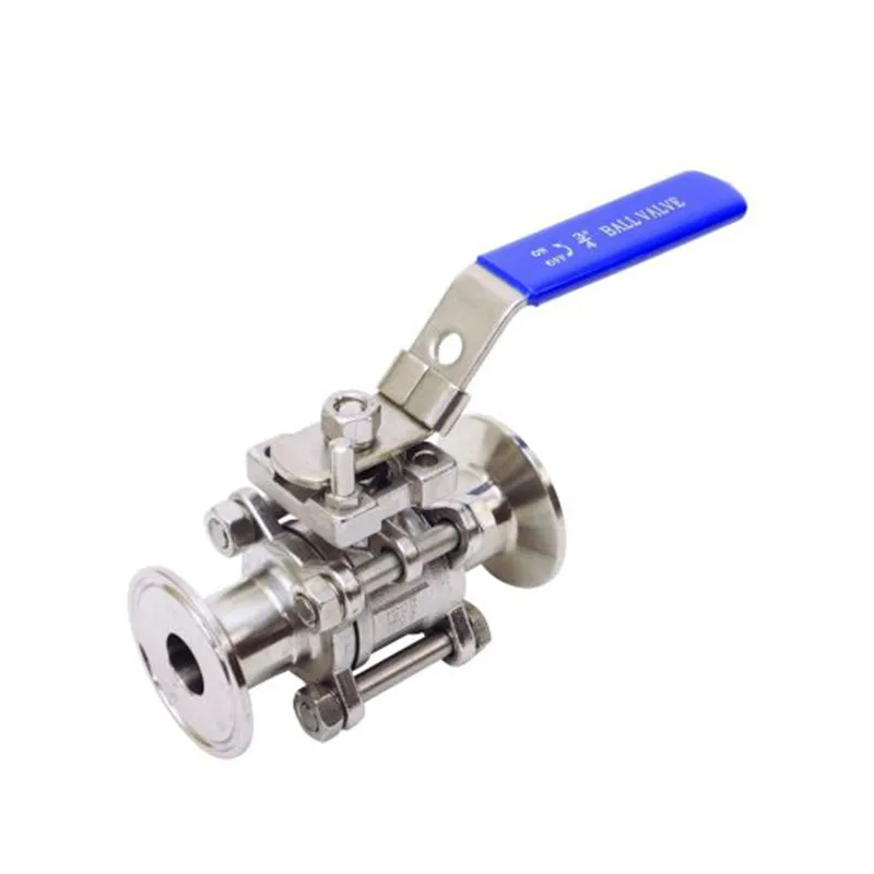 Sanitary 3-Piece Ball Valve 2