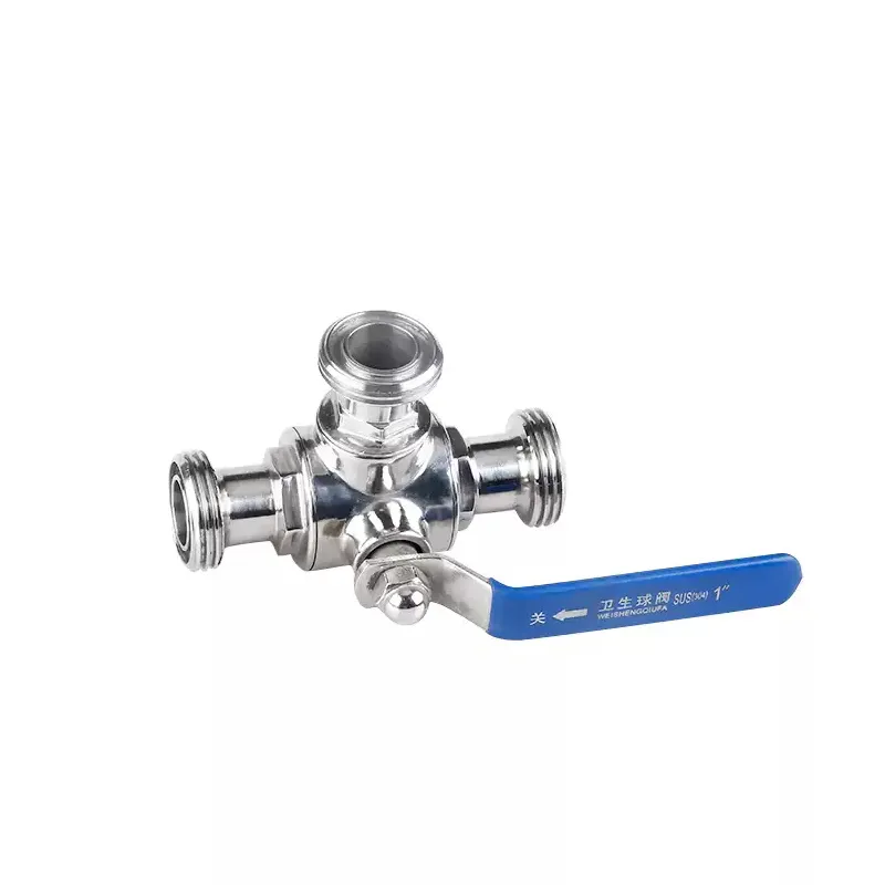 Sanitary 3-Way Ball Valve 1
